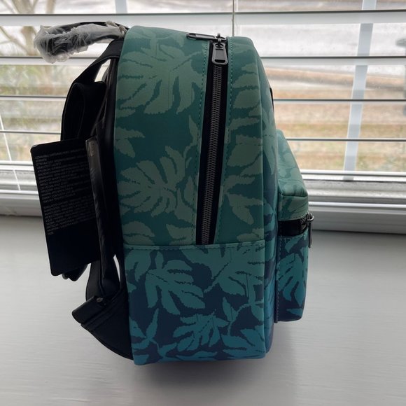 Loungefly Disney Teal Blue Green Stitch Mini Backpack New
